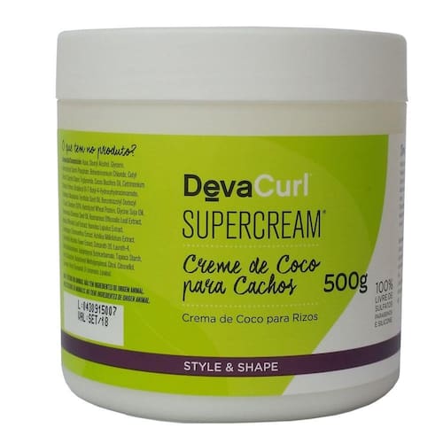 Creme Modelador Deva Curl Supercream 500g Menor preço em Creme Modelador Deva Curl Supercream 500g