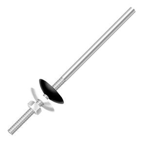 Haste Roscada Ciser para Telha 1/4X250mm - Embalagem com 100 Unidades