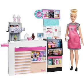 Boneca Barbie Cafeteria Com Acessórios Gmw03 Mattel