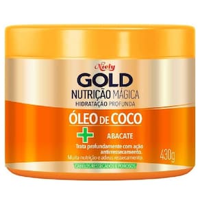 Máscara Capilar Concentrada Niely Gold Nutrição Mágica 430g