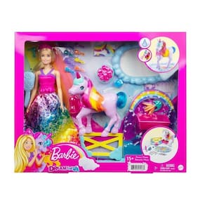Gtg01 Barbie Dreamtopia Arco Iris Com Unicornio Playset