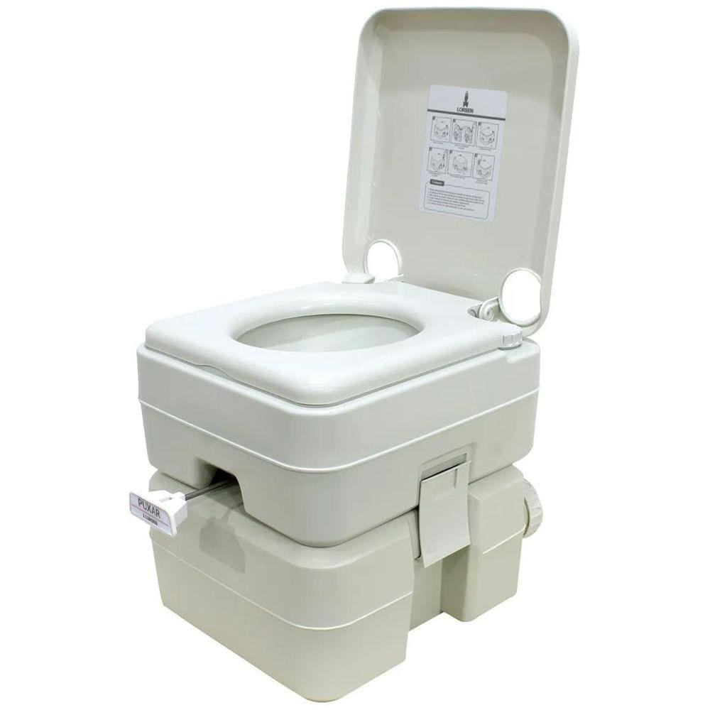 Vaso Sanitário Portátil 20 Litros Assento Banheiro Químico