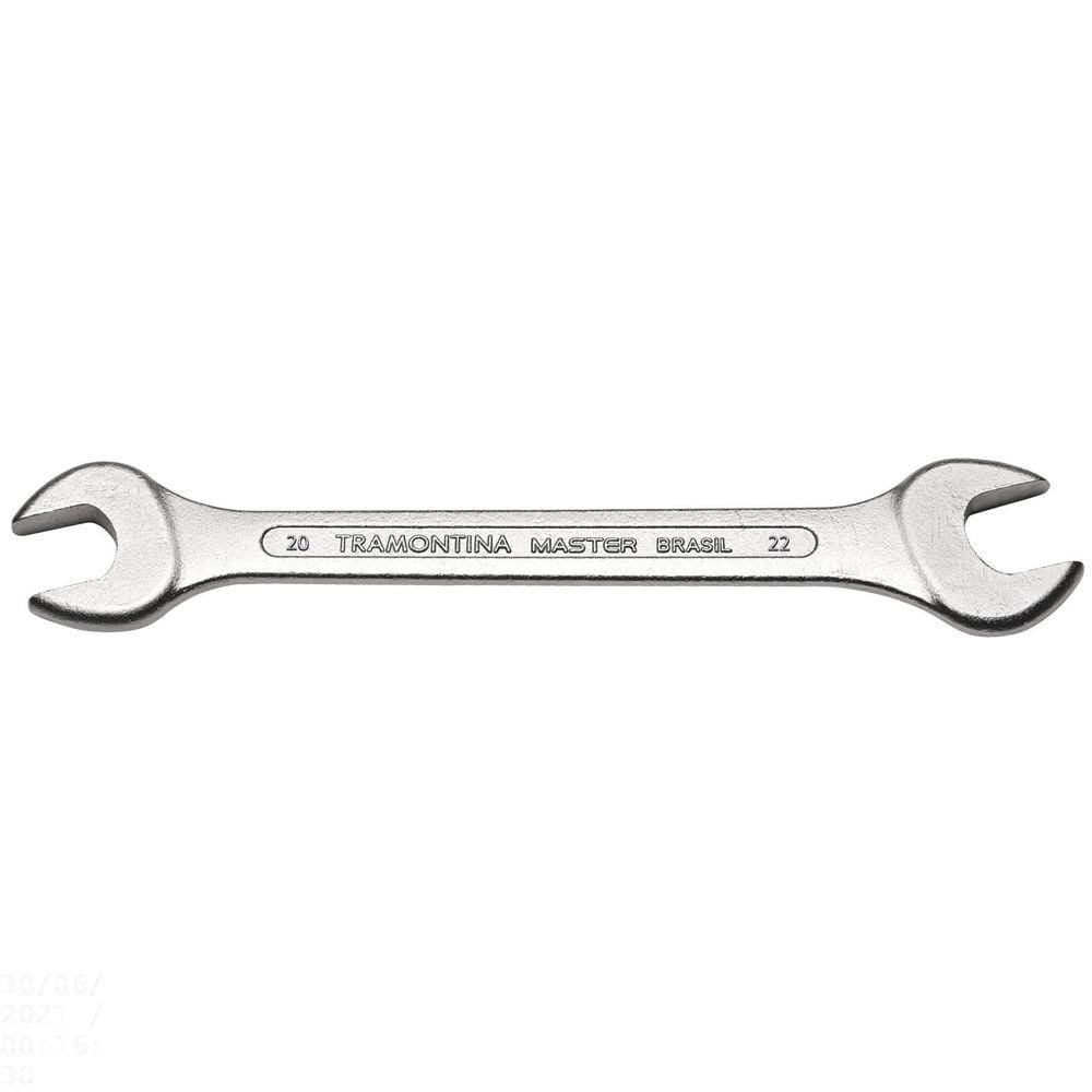Chave Fixa 20x22 mm Tramontina com Corpo em Aço Especial Cromado Tramontina