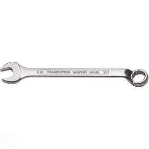 Chave Combinada 30 mm com Pescoço Tramontina com Corpo Forjado em Aço Especial Cromado Tramontina