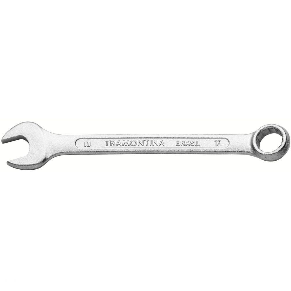 Chave Combinada 13 mm Tramontina Basic com Corpo em Aço Especial Cromado Tramontina
