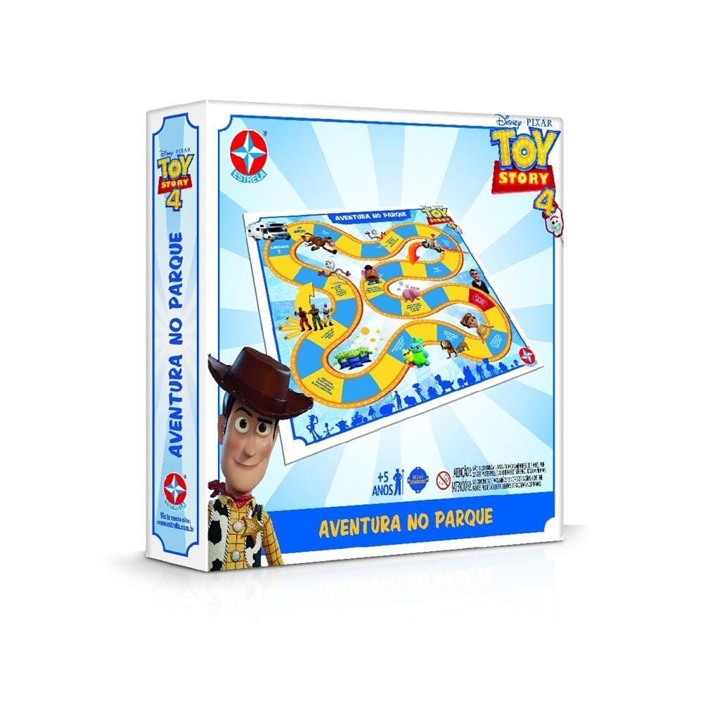 Jogo de tabuleiro corrida magica disney toy story 4 copag