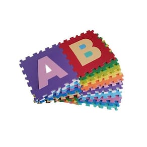 Tapete Educativo EVA 26 Peças Letras Encaixáveis 31x31cm