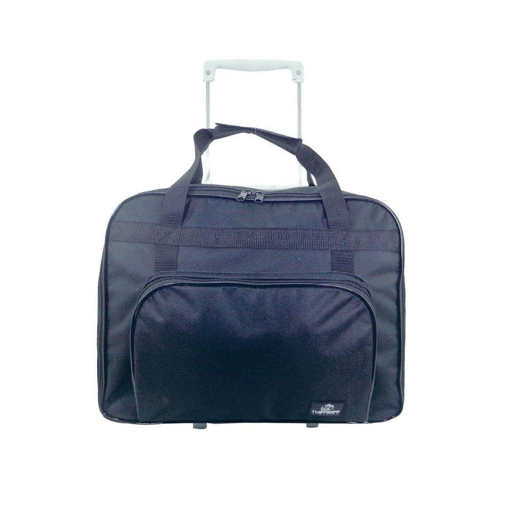 Bolsa Maquina Costura Domestica Portatil Com Rodinha Preto