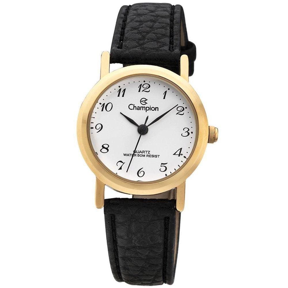 Relogio Feminino Champion Social Dourado Ch25016M