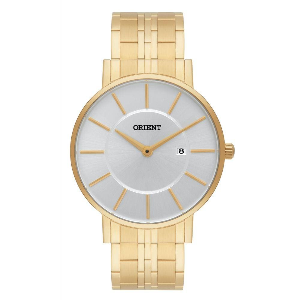 Relógio Orient Masculino Slim Mgss1091 S1kx Dourado