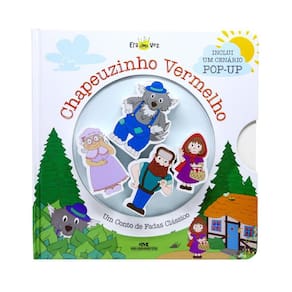Chapeuzinho Vermelho (Livro + Cenario Pop-Up + 4 Personagens De Madeira)