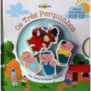 Tres Porquinhos, Os (Livro+ Cenario Popup+ 4 Personagens De Maderia)- Um Conto De Fadas Classico