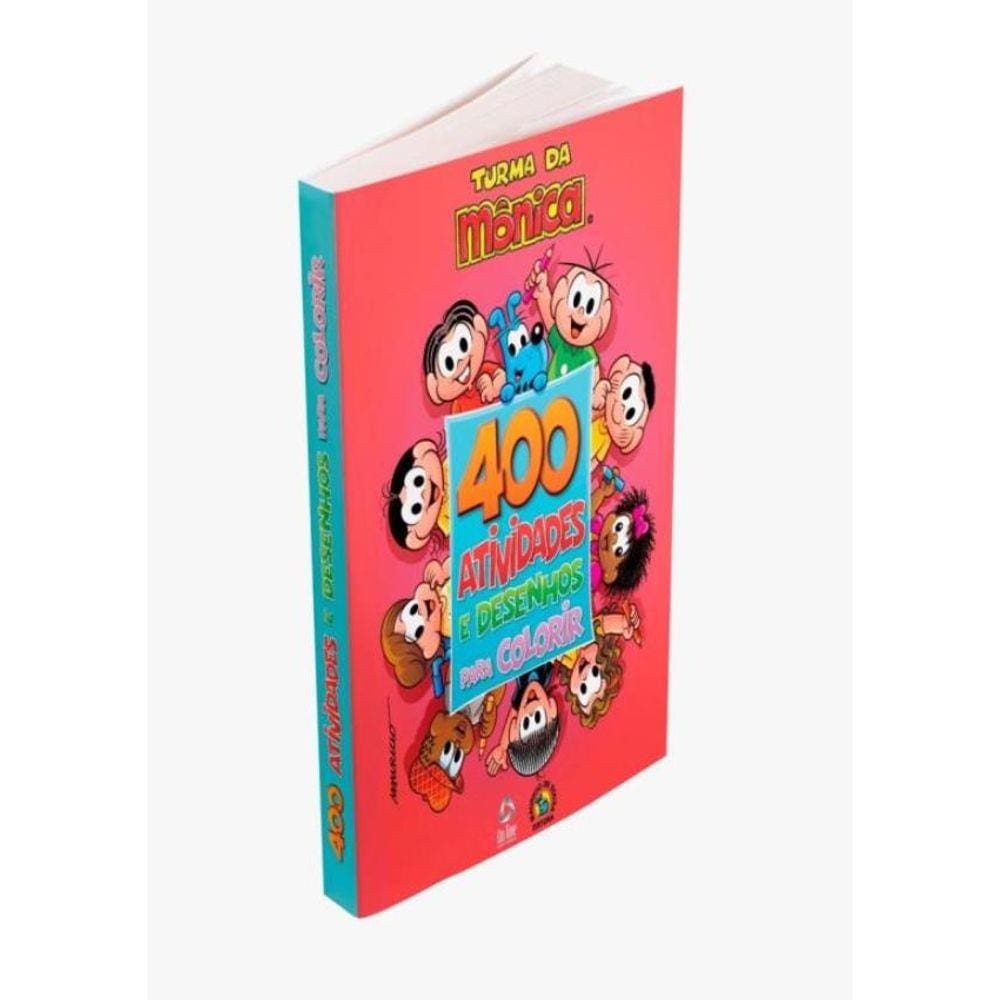 Turma Da Monica - Livro 400 Atividades E Desenhos Para Colorir