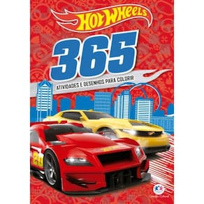 Hot Wheels - 365 Atividades E Desenhos Para Colorir