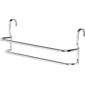 Suporte Duplo Porta Toalhas Toalheiro Para Box Alto Brilho