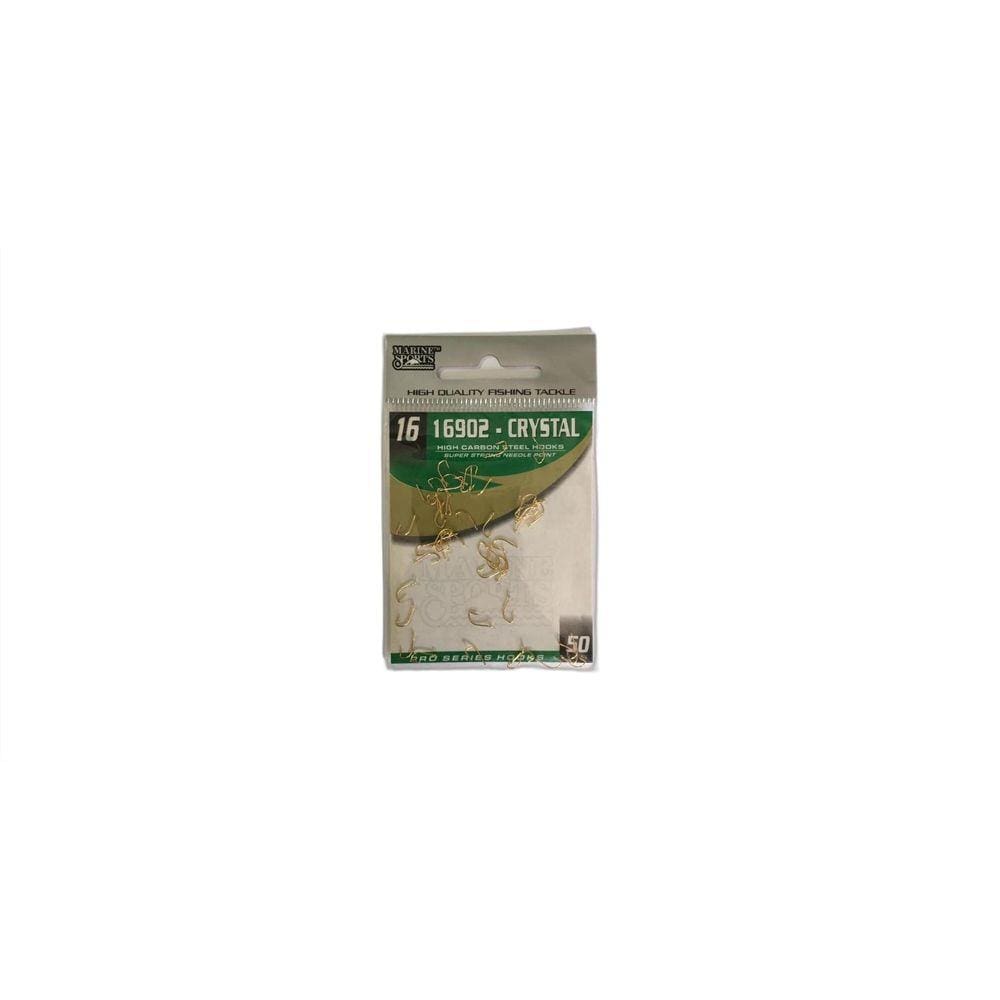 Anzol Crystal 16902 Nº 16 Marine Sports Cartela Com 50Un.