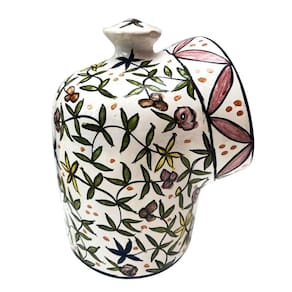 Saleiro Boca M Tema Acoriano Ceramica Pintada A Mao Gourmet