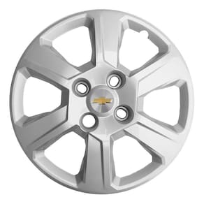 Kit 4X Calota Gm Montana Aro 14 Emblema 370Cb