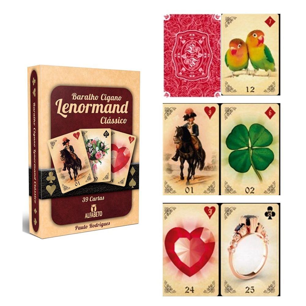 Baralho de Cartas Lenormand - Cigana da Sorte