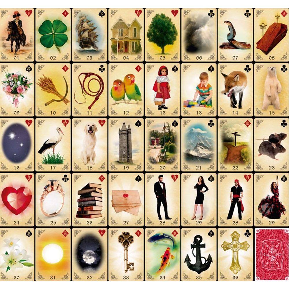 Baralho Cigano Lenormand Clássico – Nova Edição