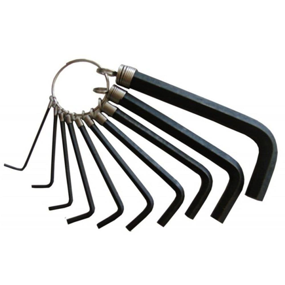 Jogo De Chave Allen de 1mm A 10mm Com 10 Peças Canoas