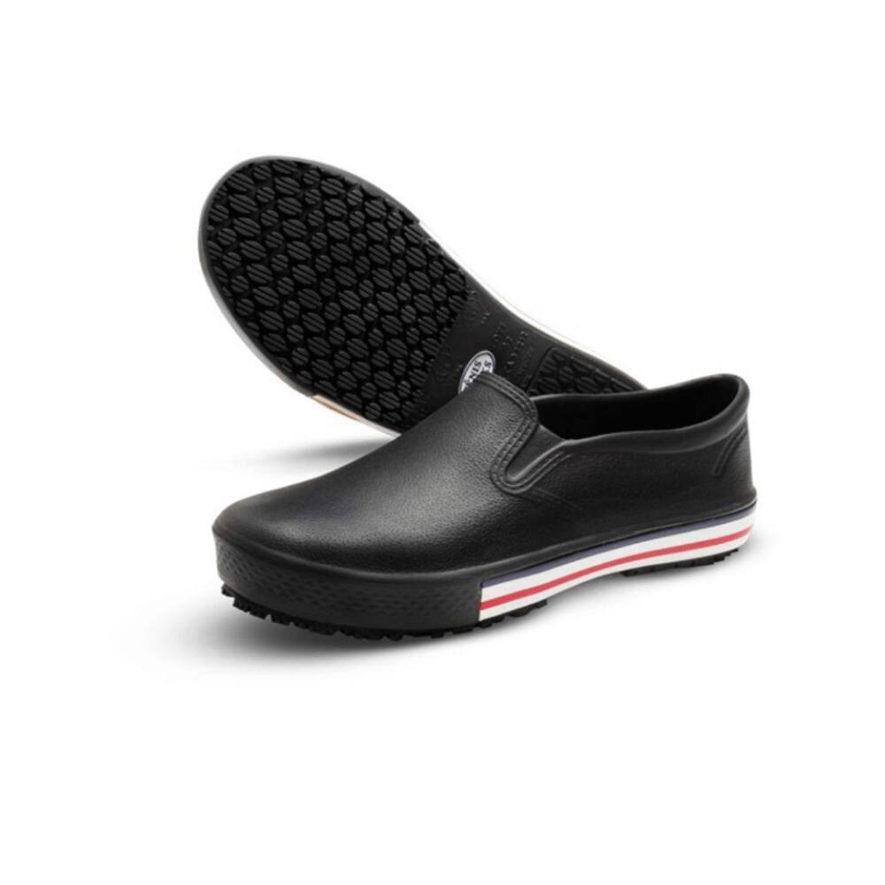 Sapato tenis ocupacional couro preto marluvas 50f61 srv | Casas Bahia