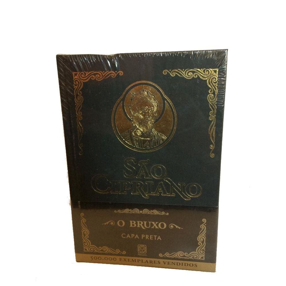 Livro De São Cipriano O Bruxo Capa Preta Legítimo
