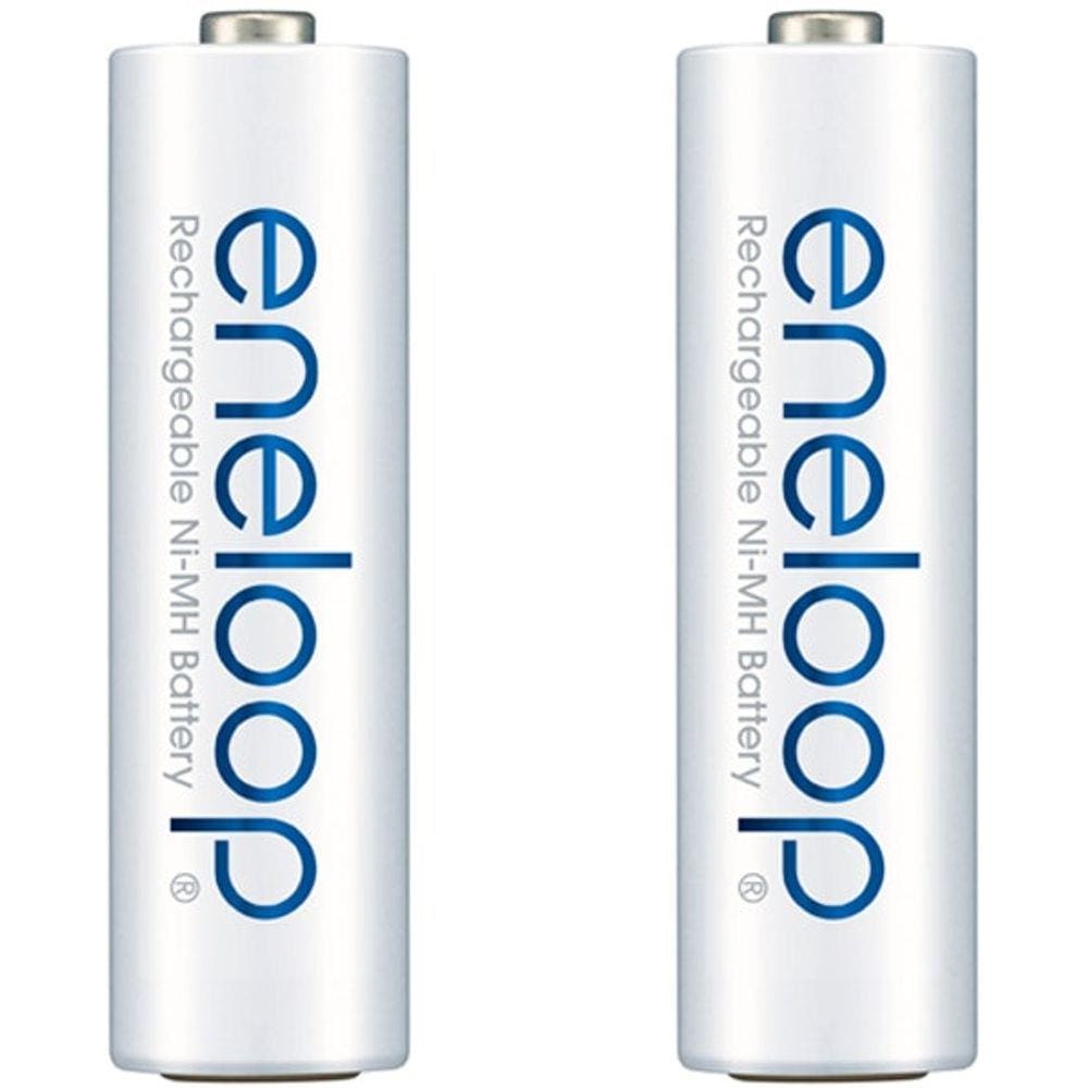 2 Pilhas AA Recarregáveis 2100x Panasonic Eneloop 2000mAh