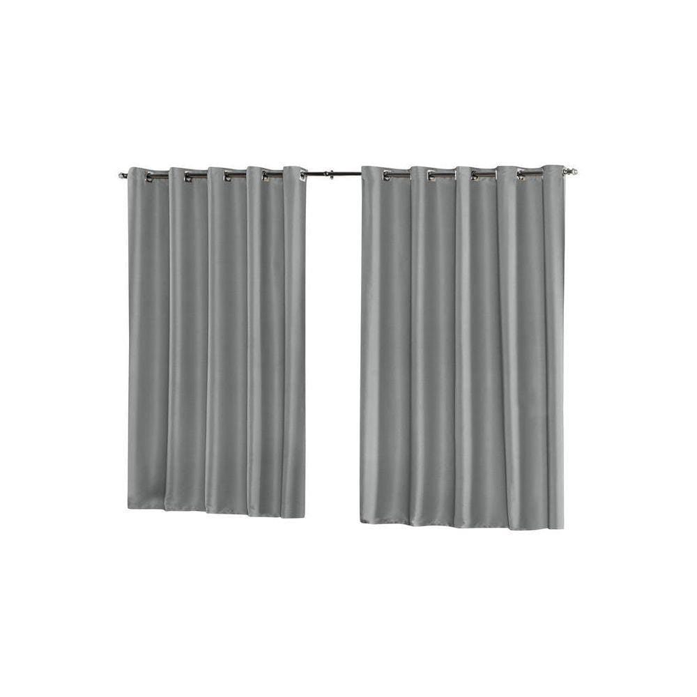 Cortina Blackout De Tecido 2,80 X 1,70M 100% Blecaute- Cinza