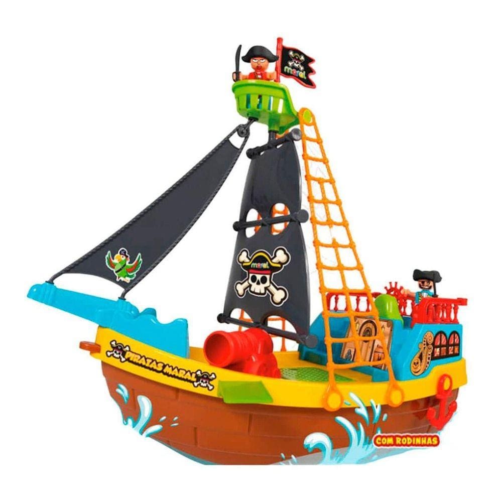 Brinquedo Carreta Com Barco