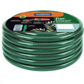 Mangueira Flex Tramontina Verde em PVC 3 Camadas 20 m com Engate Rosqueado e Esguicho Tramontina
