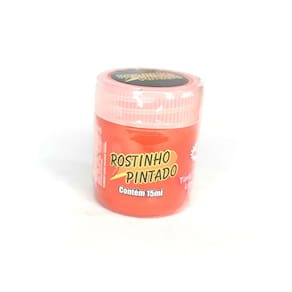 Tinta para pintar o rosto Criança cor Laranja liquida 15 ml
