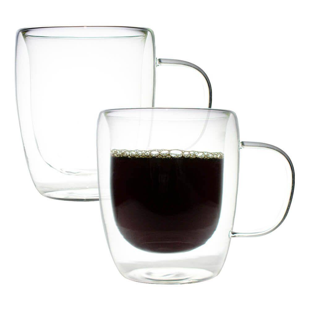 Canecas para Café Parede Dupla 2 peças 310ml - Casambiente