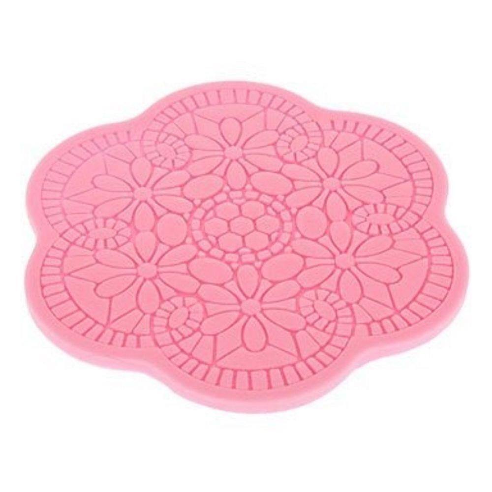 Molde De Silicone Renda