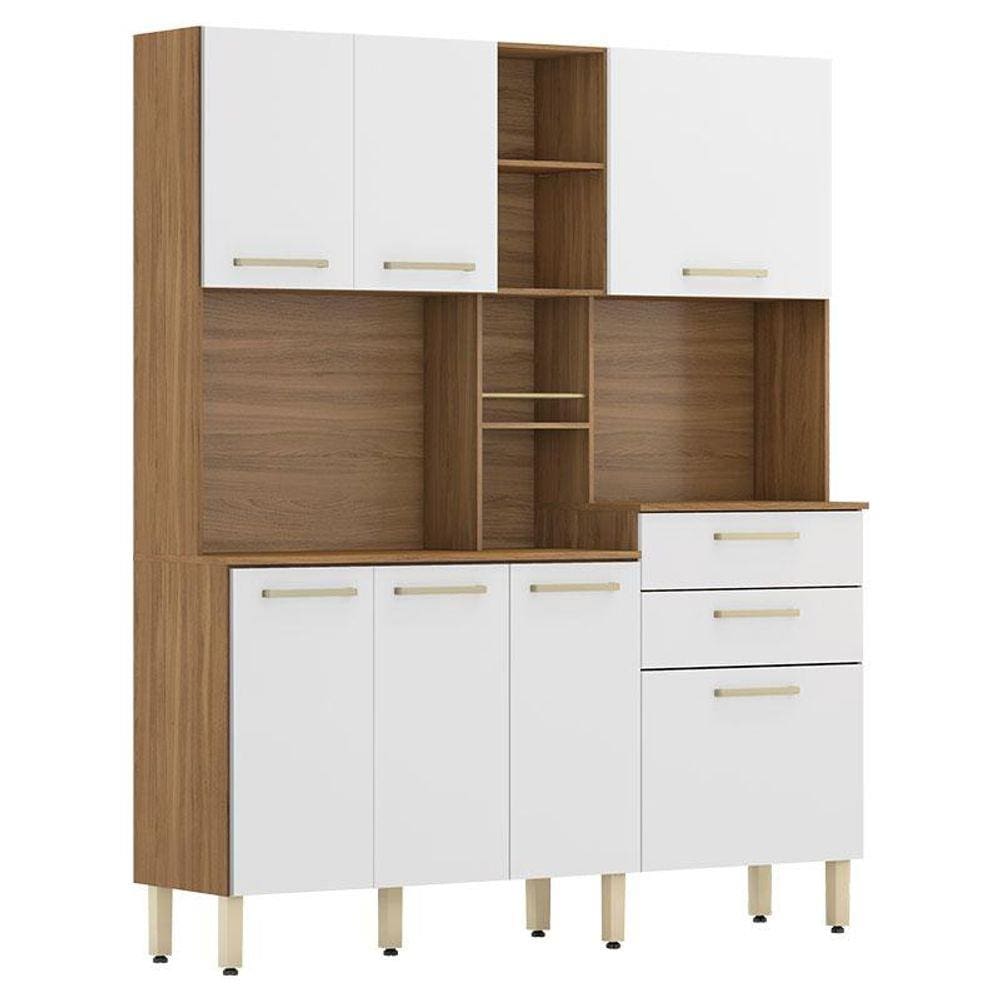 Kit para Cozinha Encanto Amendola Branco - Demóbile