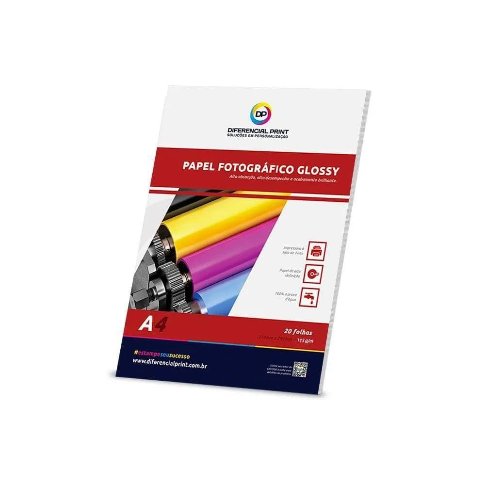 Papel Fotográfico Glossy A4 115G