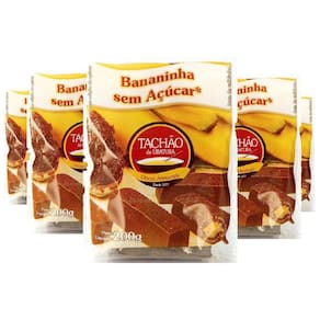Bananinha Sem Acúcar Tachão De Ubatuba 200G - 5 Unidades