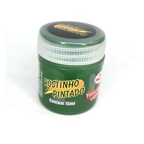 Tinta para pintar o rosto Criança Verde Escuro liquida 15 ml