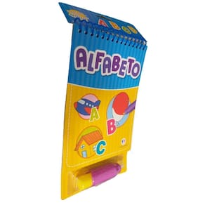 Livro Colorindo Com Água Aqua Book Alfabeto