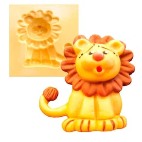Molde De Silicone Leão