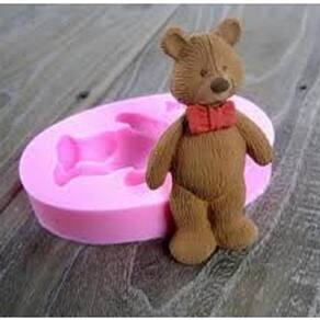 Molde De Silicone Urso