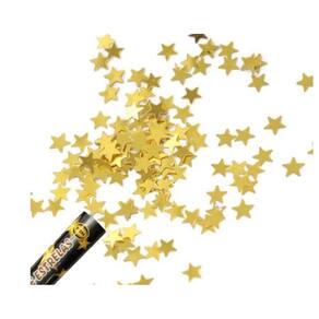 LANÇA CONFETES ESTRELA CHUVA DE OURO - 30 cm - 1 unidade