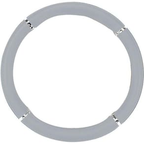 Capa Para Volante Alfa Romeo 155 Prata Cromo 38Cm
