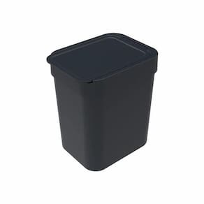 Lixeira Cozinha Banheiro 2,5L Preta Soprano