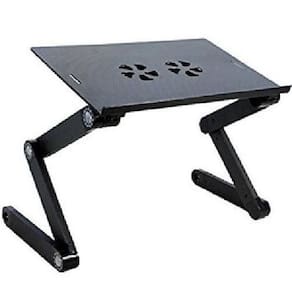 Mesa Para Notebook Dobrável Com Cooler Cor Preta