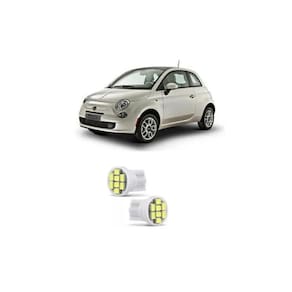 Kit Fiat 500 Lampada Led Pingo Lanterna Super Branca