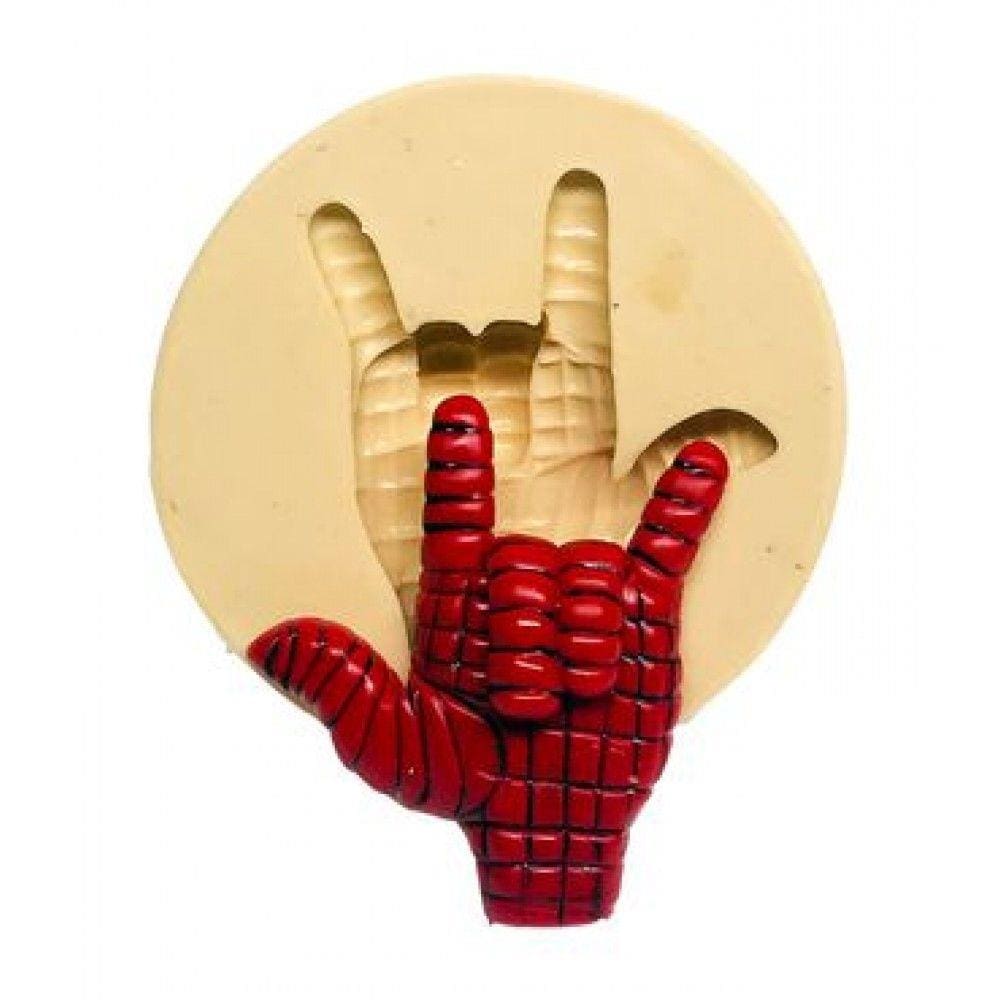 Molde De Silicone Mão Do Homem Aranha