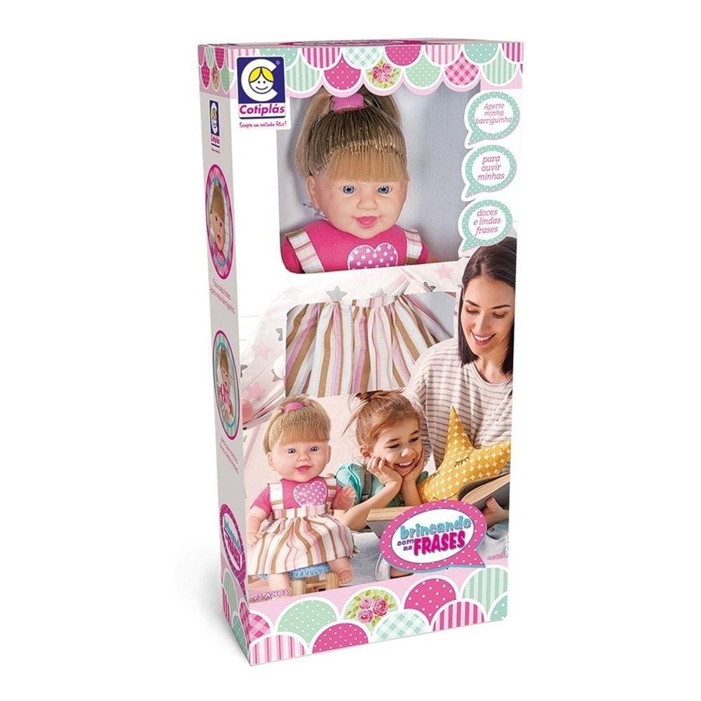 Boneca Brincando Com As Frases Cotiplás