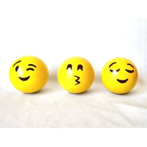 Bola Leve Amarela Smile Emojis Variados