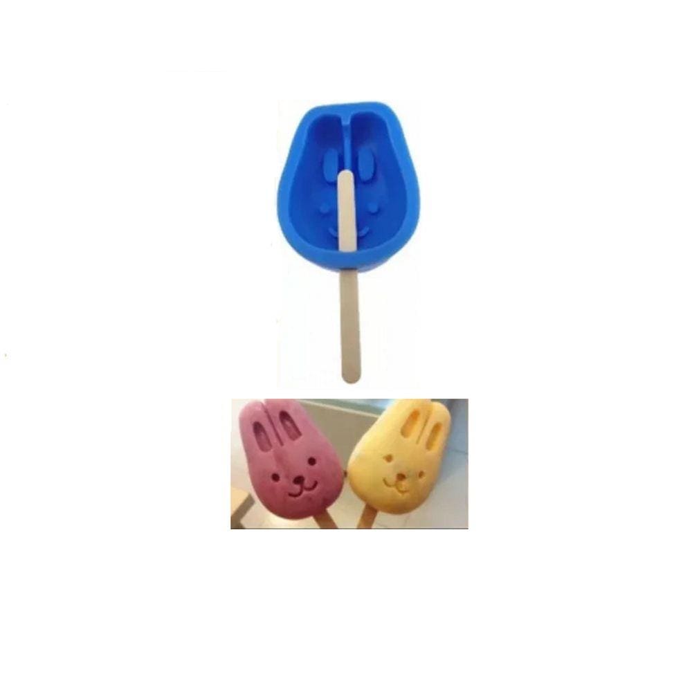 Molde De Silicone Pirulito Coelho Páscoa
